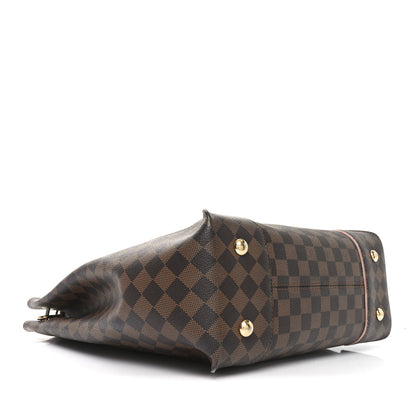 Louis Vuitton Damier Ebene Caissa Hobo Rose Ballerine 4 of 11