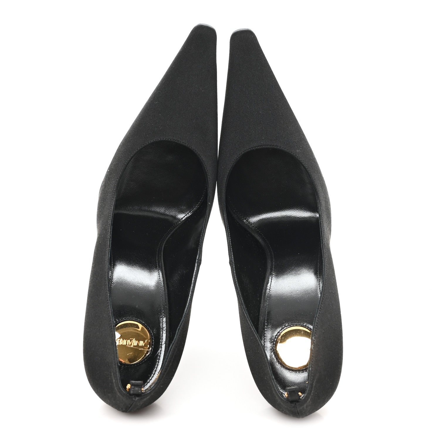Saint Laurent Raso Regale Regine 110 Pumps 39 Black 2 of 9
