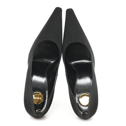 Saint Laurent Raso Regale Regine 110 Pumps 39 Black 2 of 9
