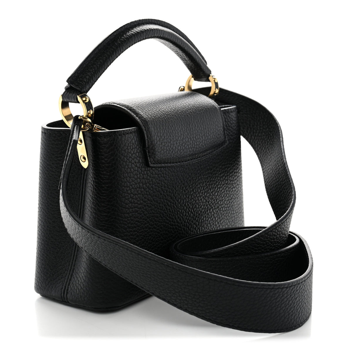 Taurillon Mini Capucines Black