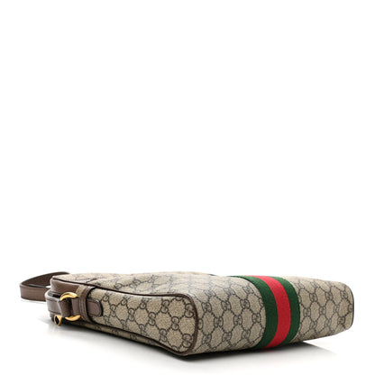 Gucci GG Supreme Monogram Web Medium Ophidia Messenger Bag Brown 4 of 10