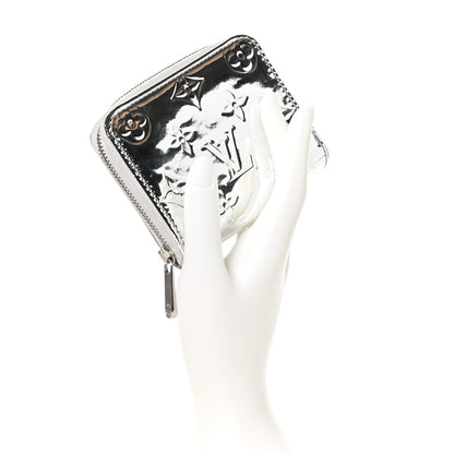 Louis Vuitton Monogram Mirror Zippy Coin Purse Silver 2 of 7