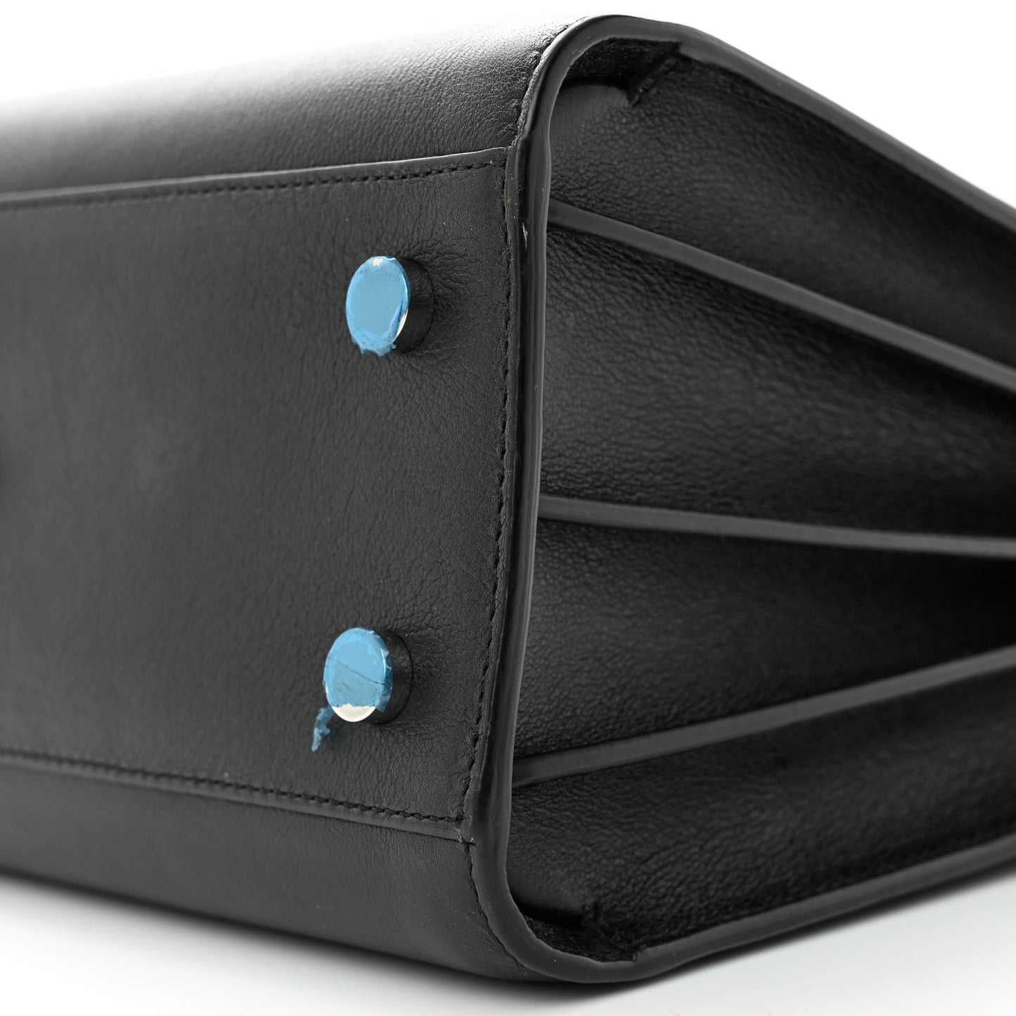 Calfskin Patchwork Baby Sac De Jour Black