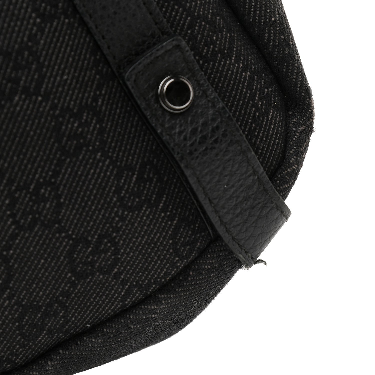 Gucci Monogram Denim Medium Abbey Shoulder Bag Black 12 of 12