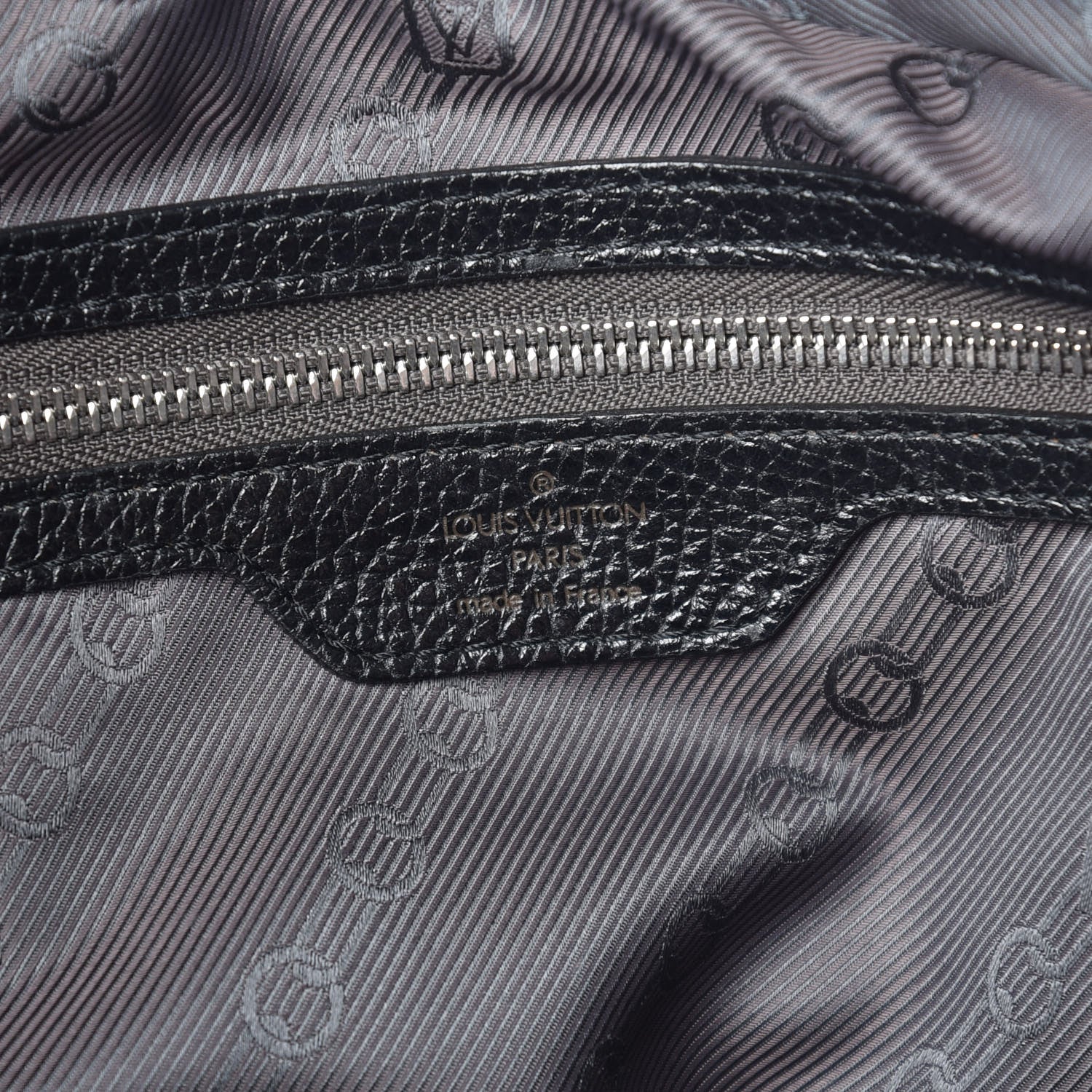 Louis Vuitton Tobago Calfskin Carryall Black 6 of 10