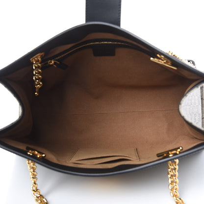 Gucci GG Supreme Monogram Medium Padlock Tote Black 5 of 9