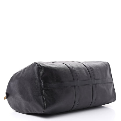 Louis Vuitton Epi Keepall 50 Black 4 of 16