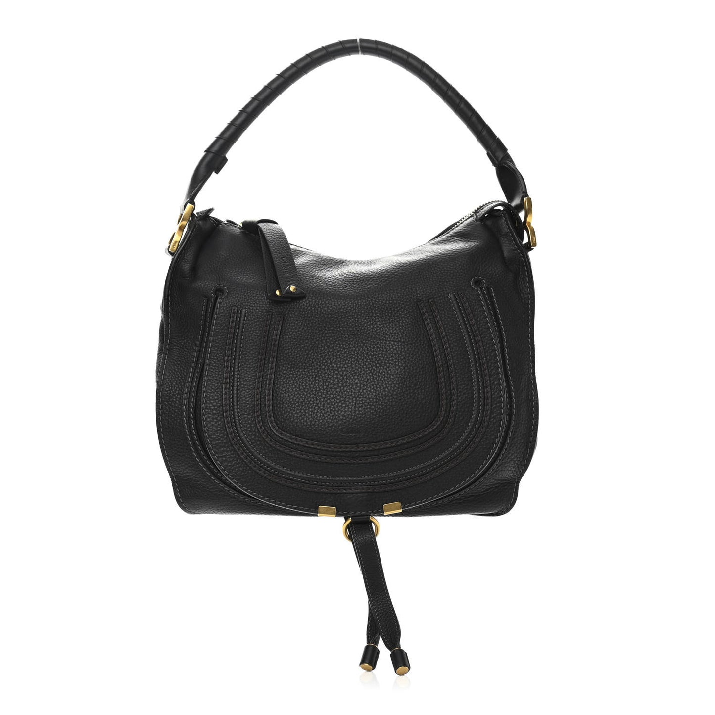 Calfskin Medium Marcie Hobo Black