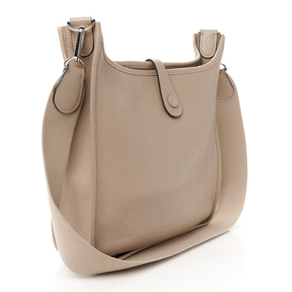 Hermes Taurillon Clemence Evelyne PM Gris Tourterelle 3 of 11