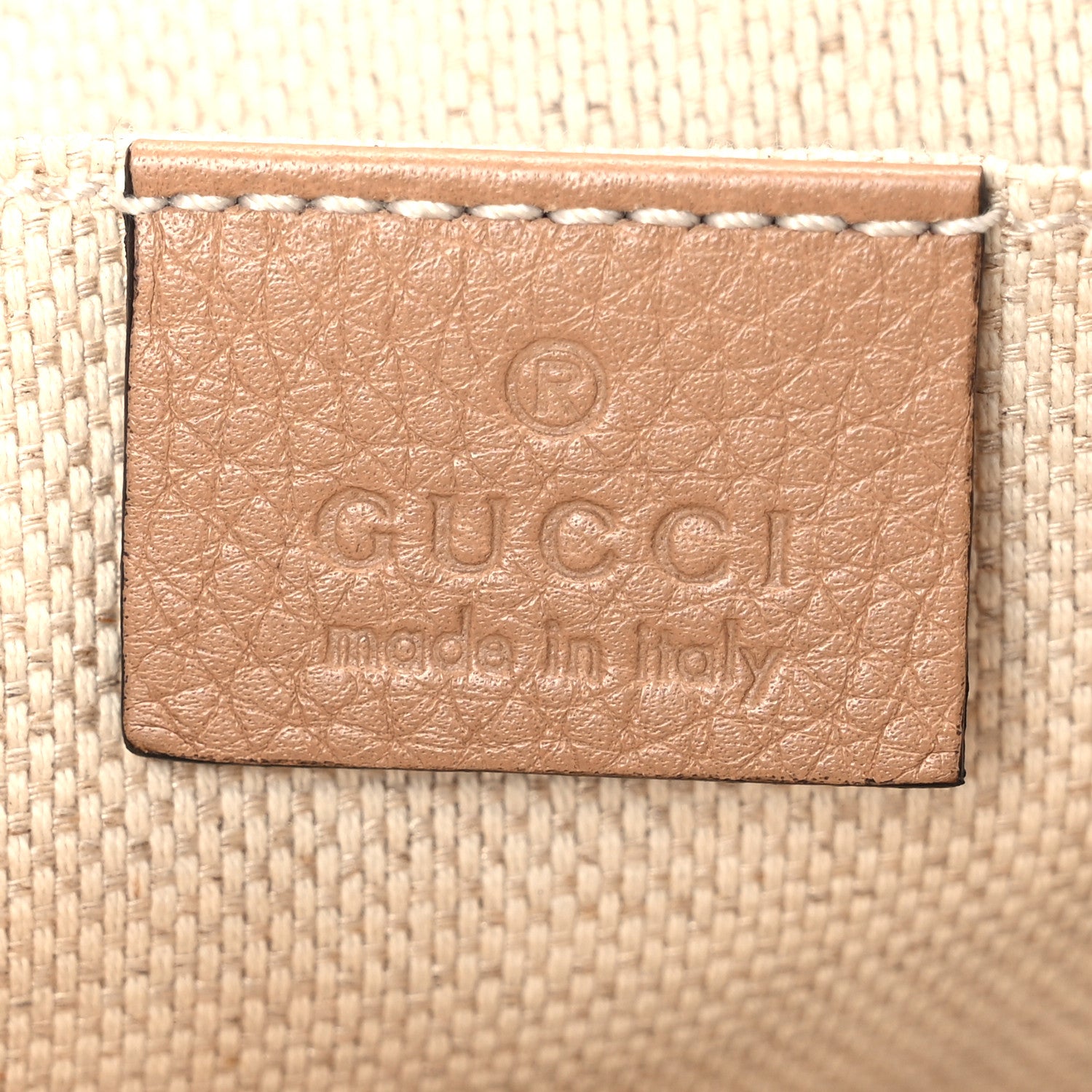 Gucci Pebbled Calfskin Small Soho Disco Bag Camelia 5 of 10