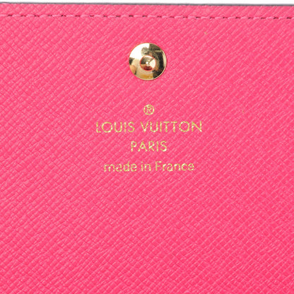 Louis Vuitton Monogram 2015 Christmas Animation Sarah Wallet Hibiscus 7 of 9