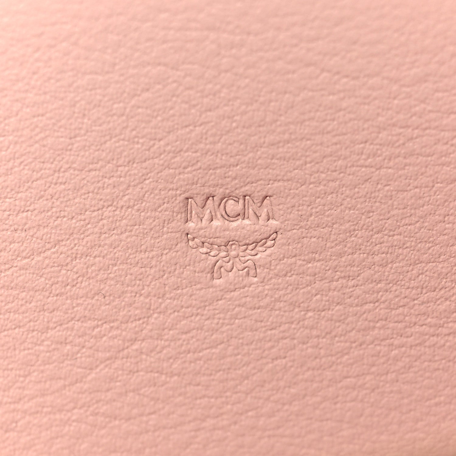 MCM Visetos Large Zip Around Wallet Pink 6 of 7