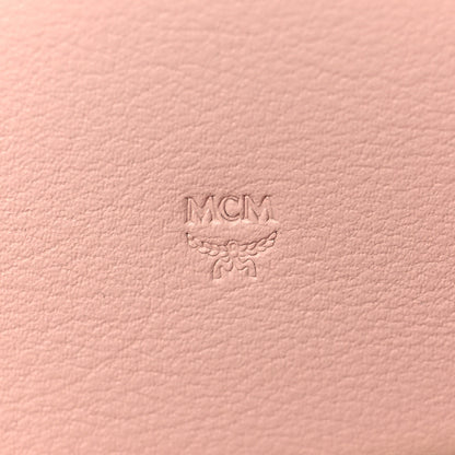 MCM Visetos Large Zip Around Wallet Pink 6 of 7