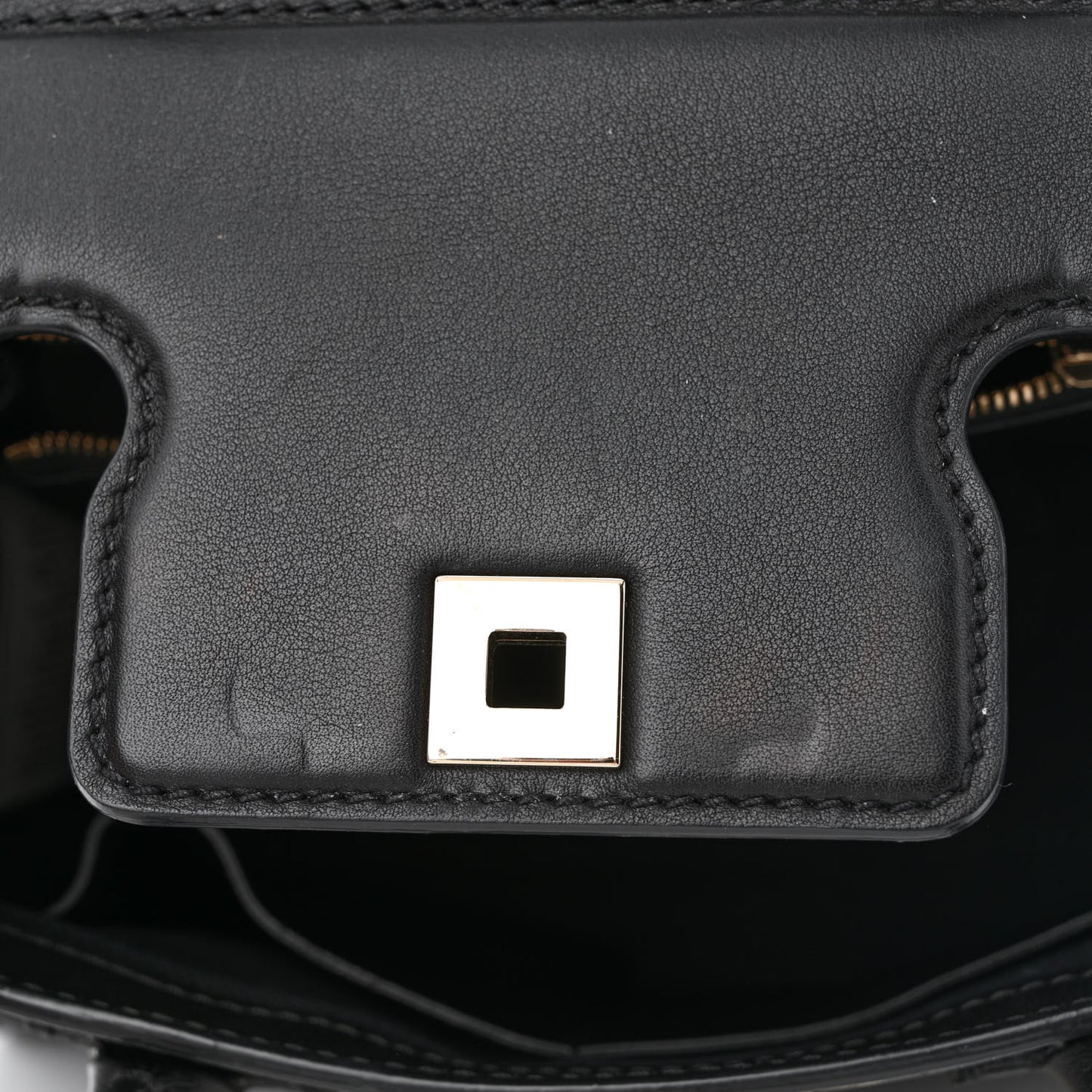 Calfskin Medium Palazzo Empire Bag Black