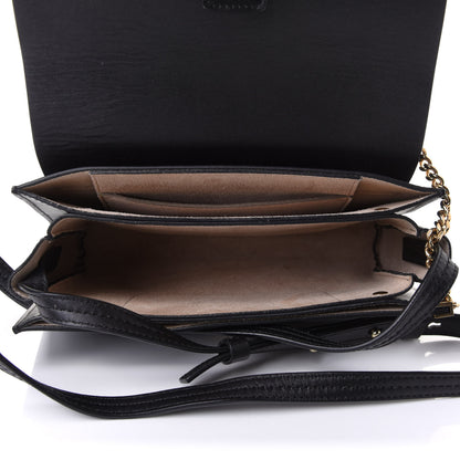 Chloe Suede Calfskin Small Faye Shoulder Bag Black 7 of 10