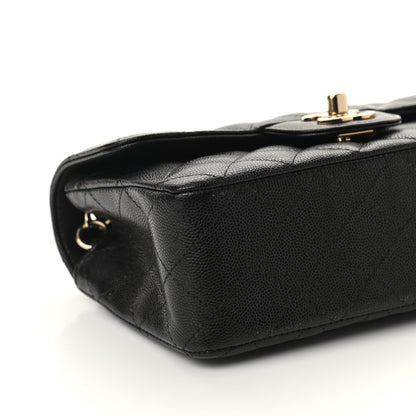 Chanel Caviar Quilted Mini Rectangular Flap Black 8 of 9