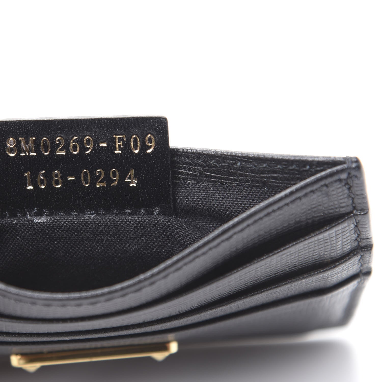 Fendi Vitello Elite Card Holder Black 7 of 7