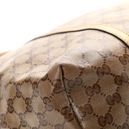Gucci Crystal Monogram Large Joy Tote Gold 12 of 17