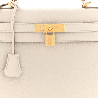 Hermes Togo Kelly Retourne 28 Beton 8 of 12