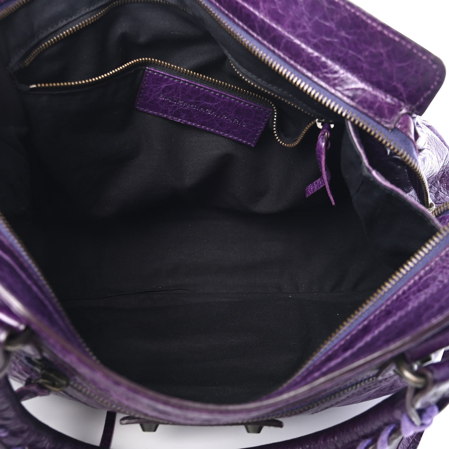 Balenciaga Agneau Classic Hardware Step Violet 6 of 17