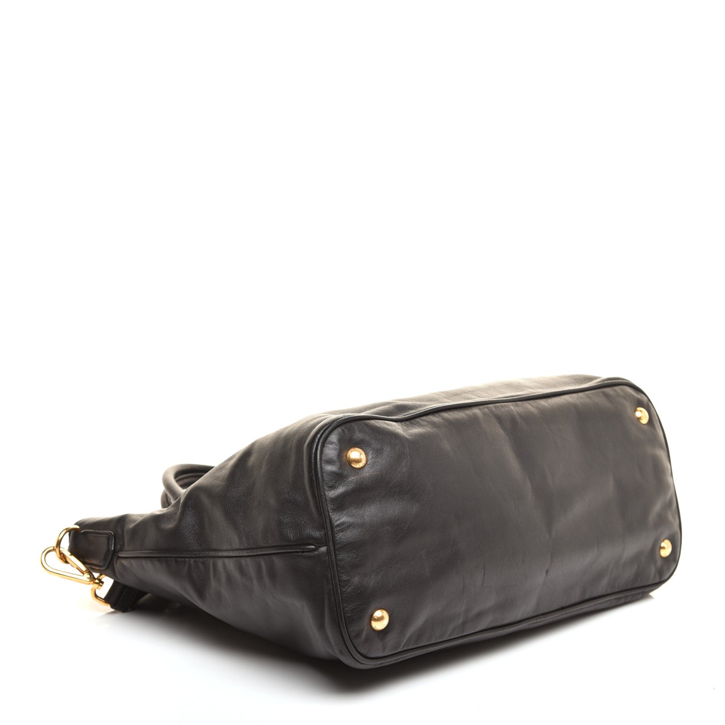 Soft Calfskin Shopping Tote Black