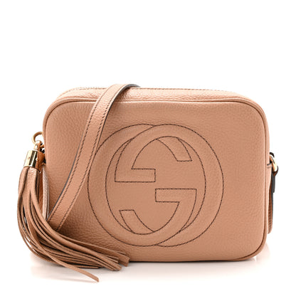 Gucci Pebbled Calfskin Small Soho Disco Bag Camelia 1 of 10