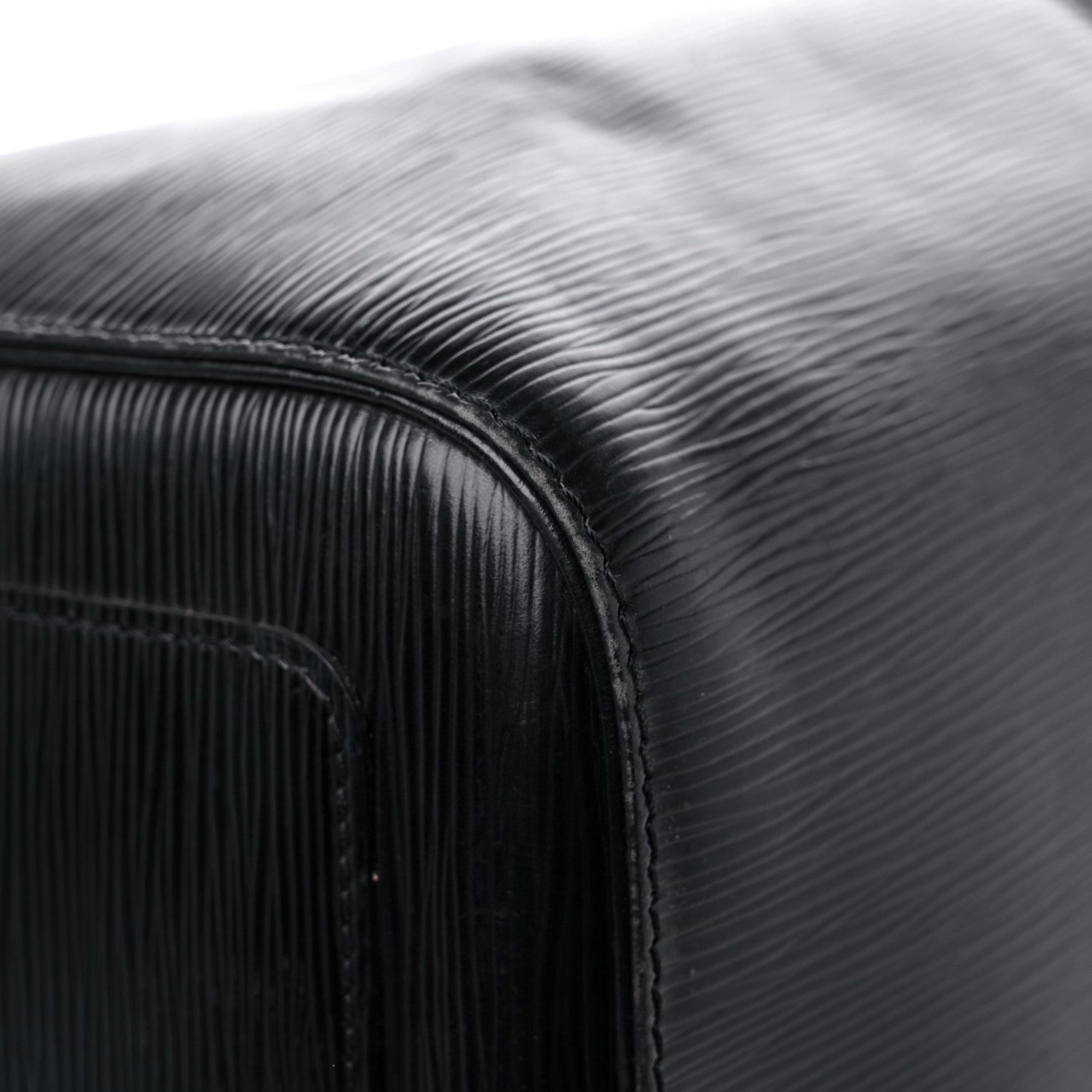 Louis Vuitton Epi Keepall 55 Black 9 of 20