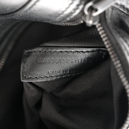 Saint Laurent Lambskin Logo Ripstop Body Belt Bag Black 7 of 11