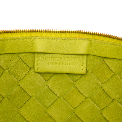 Bottega Veneta Nappa Intrecciato Small Turn Pouch Acid Kiwi 6 of 10