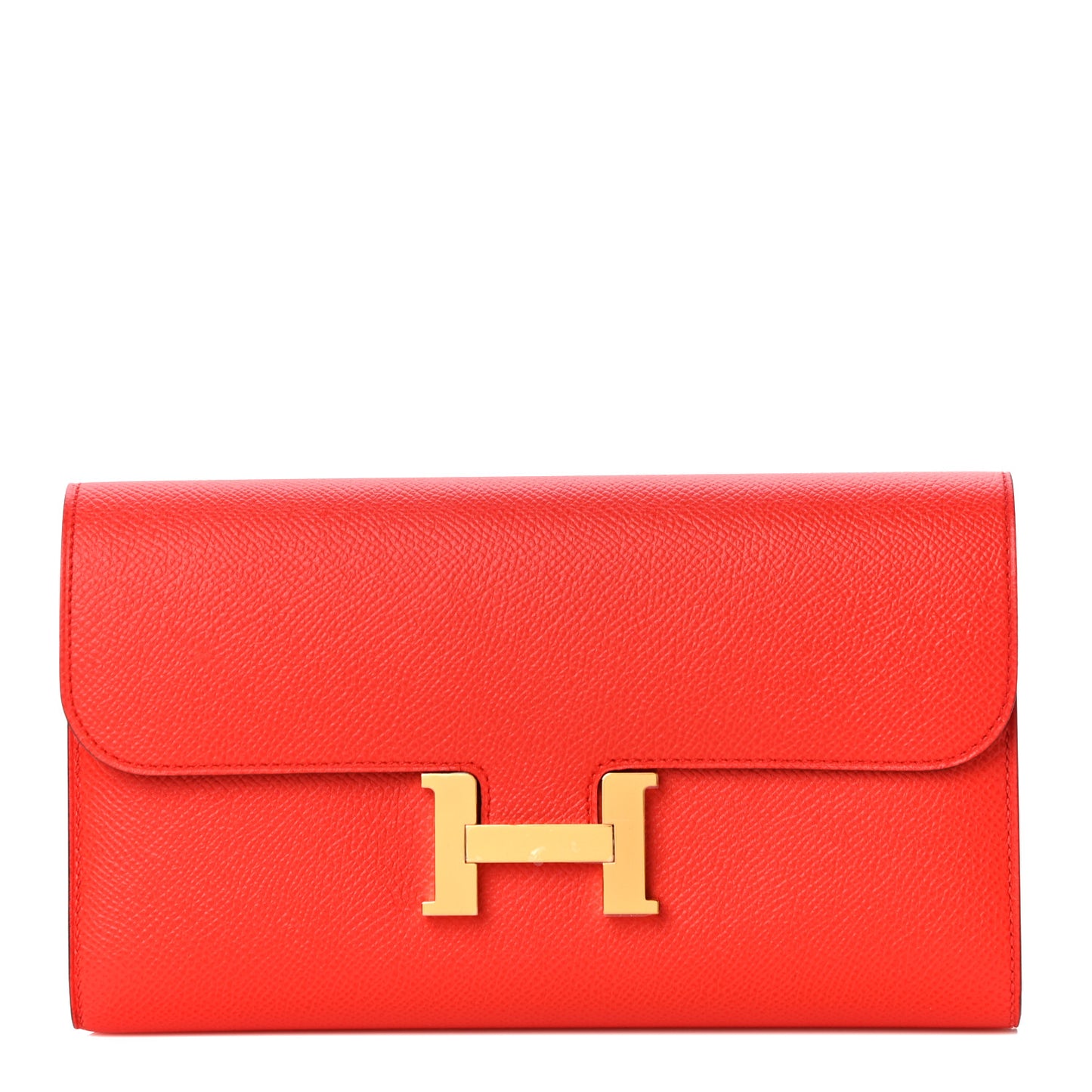 Epsom Constance Long Wallet Orange Poppy