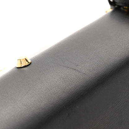 Gucci Calfskin Studded Small Padlock Shoulder Bag Black 11 of 12