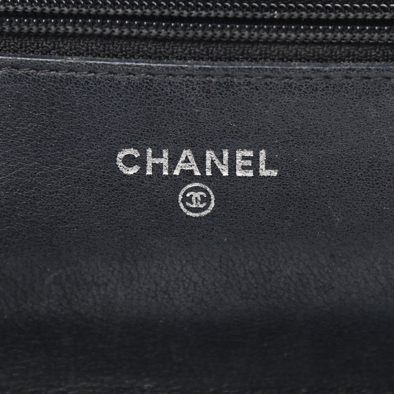 Chanel Glazed Calfskin Boy Wallet On Chain WOC Black 6 of 10