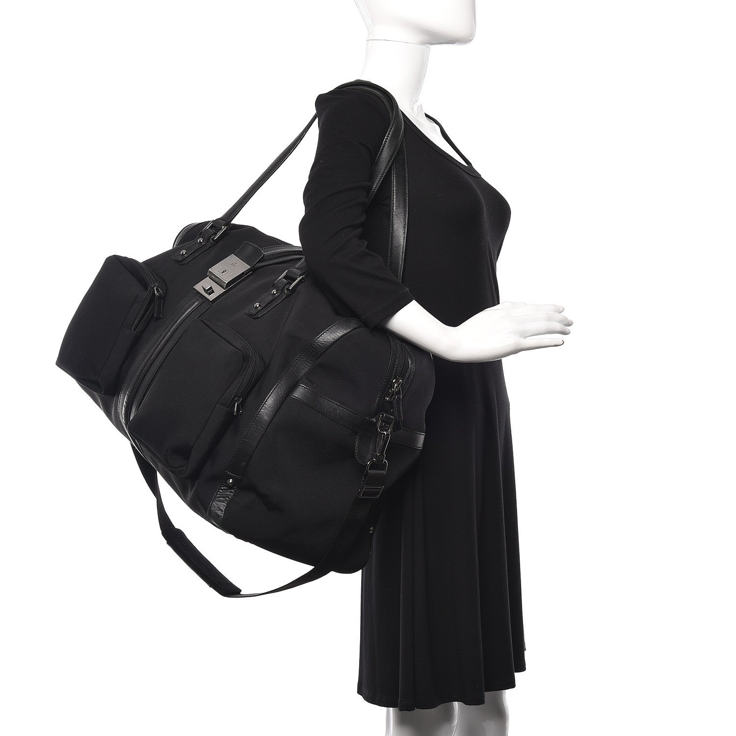 Gucci Nylon Duffle Black 2 of 12