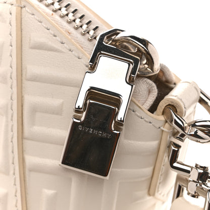 Givenchy Calfskin Logo Embossed XS Antigona 4G Ivory 12 of 14