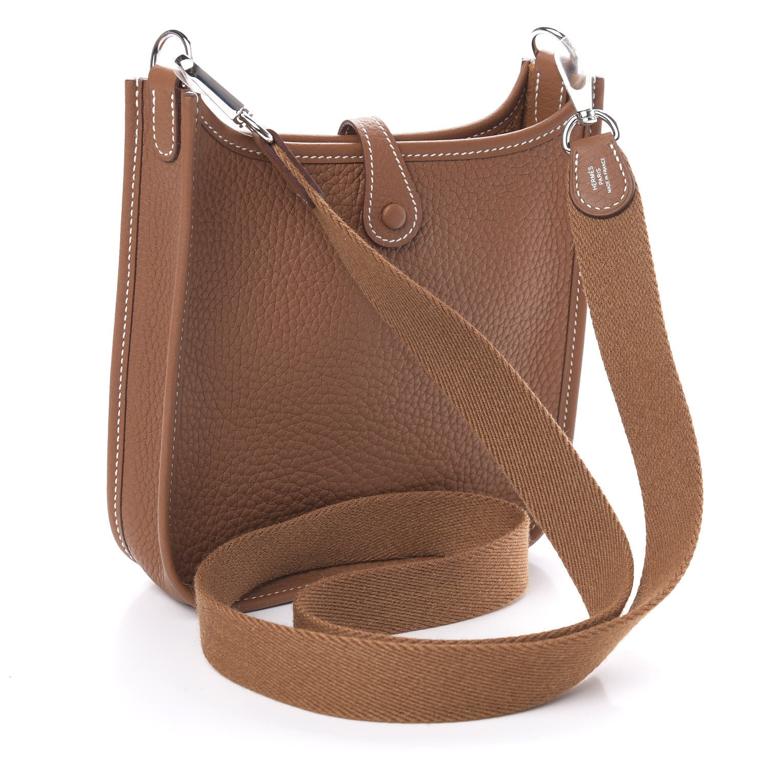Hermes Taurillon Clemence Evelyne TPM Gold 3 of 11