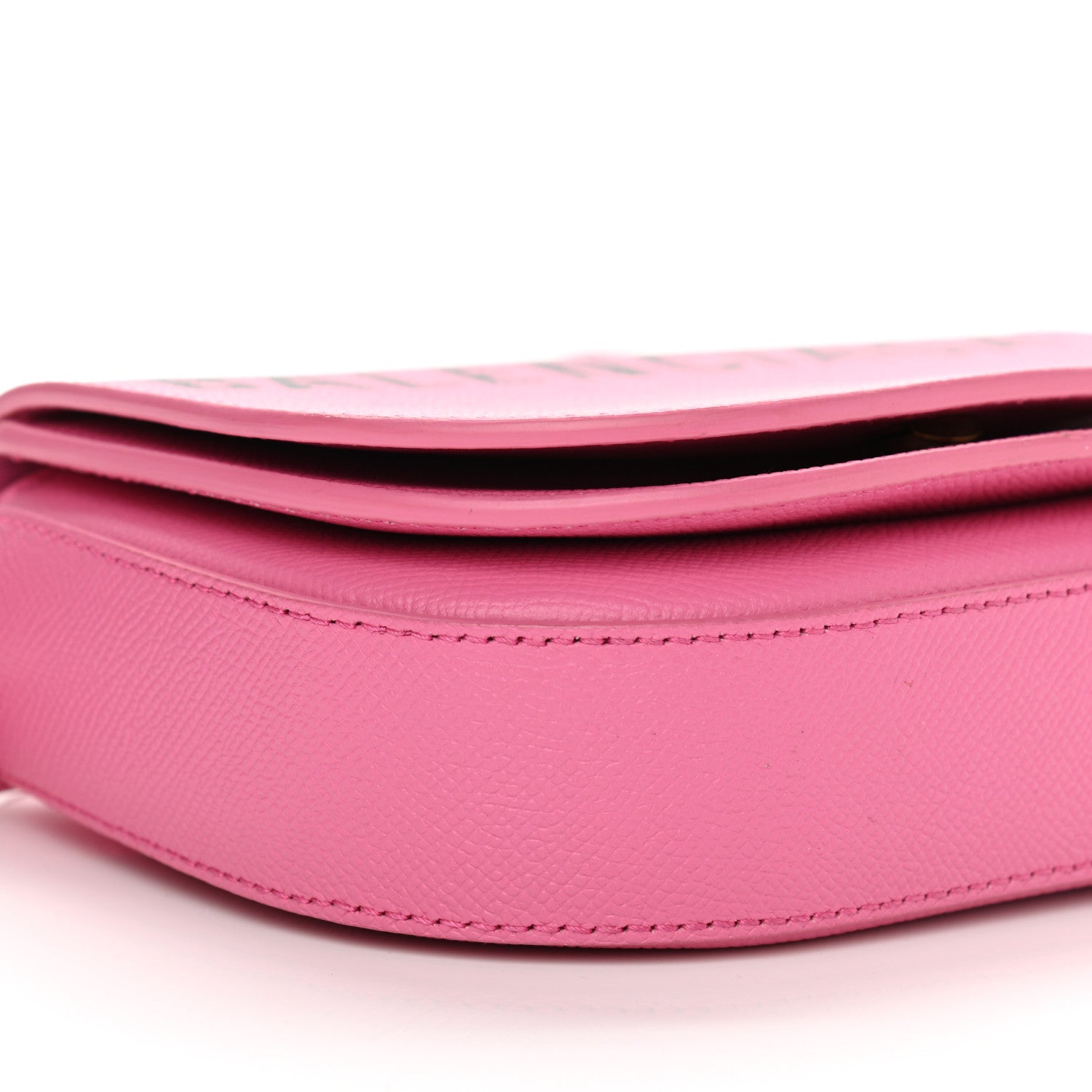 Balenciaga Signature Grained Calfskin Logo Print Ville Day Bag XS Rose Bubblegum Black 10 of 14