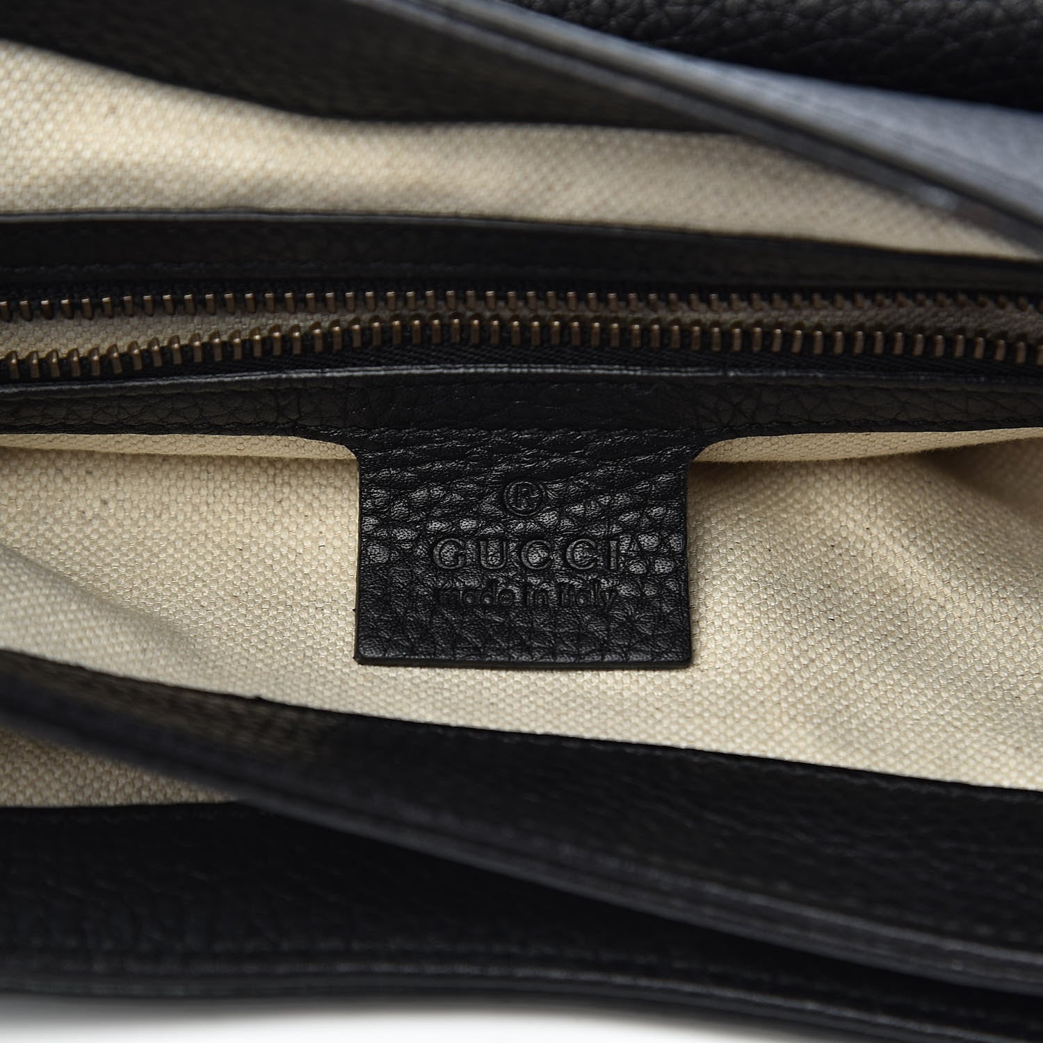 Gucci Cellarius Calfskin Feline GG Marmont Flap Shoulder Bag Black 6 of 16