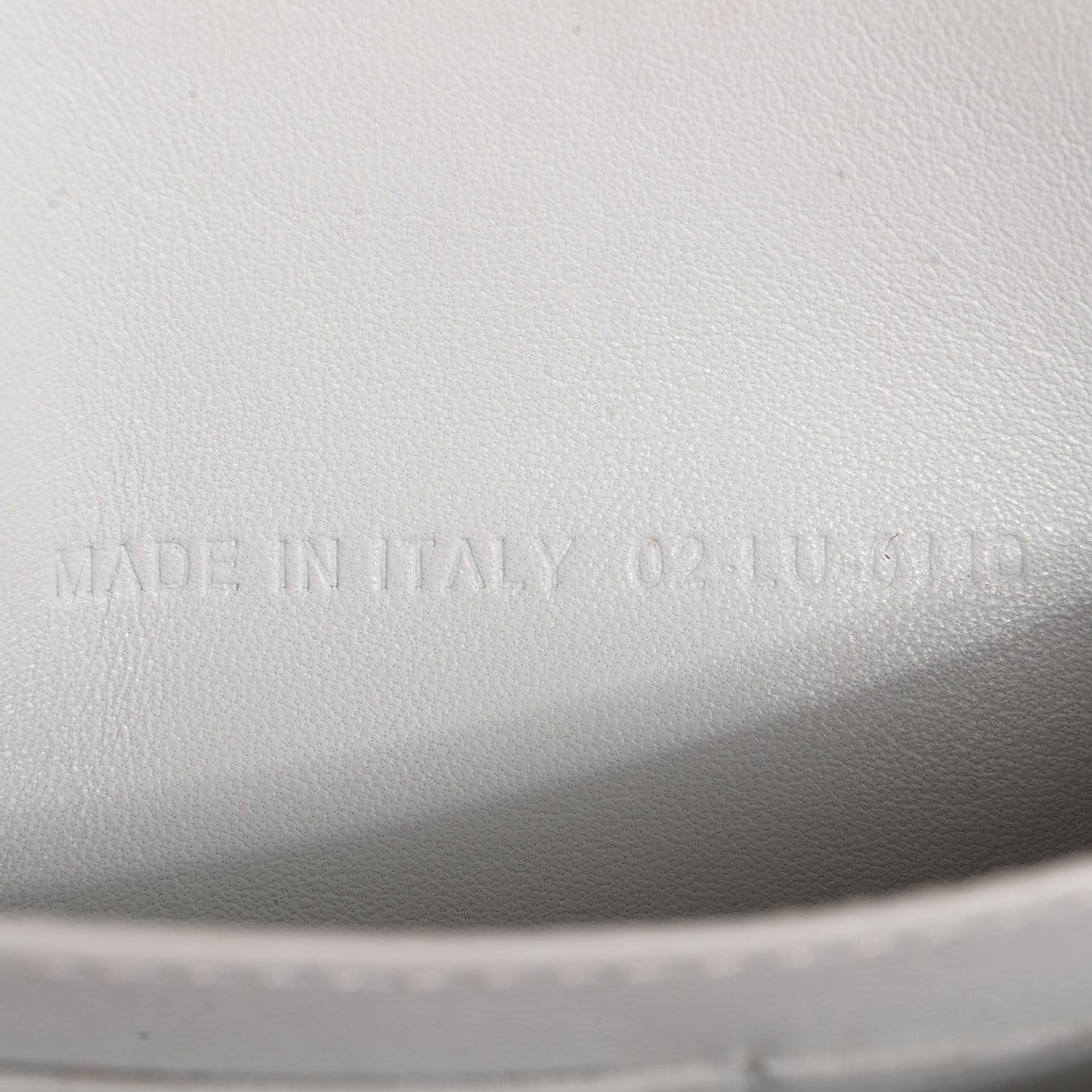 Christian Dior Lambskin Cannage Lady Dior Pochette White 7 of 8
