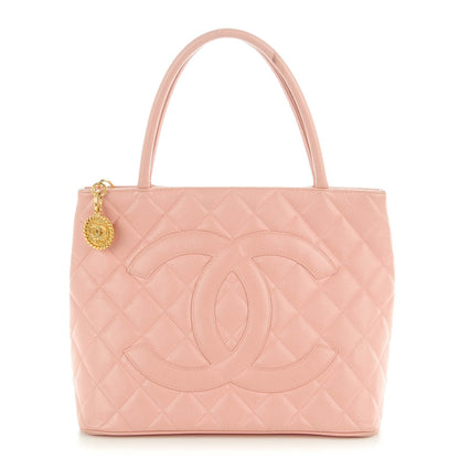 Chanel Caviar Quilted Medallion Tote Light Pink 1 of 8