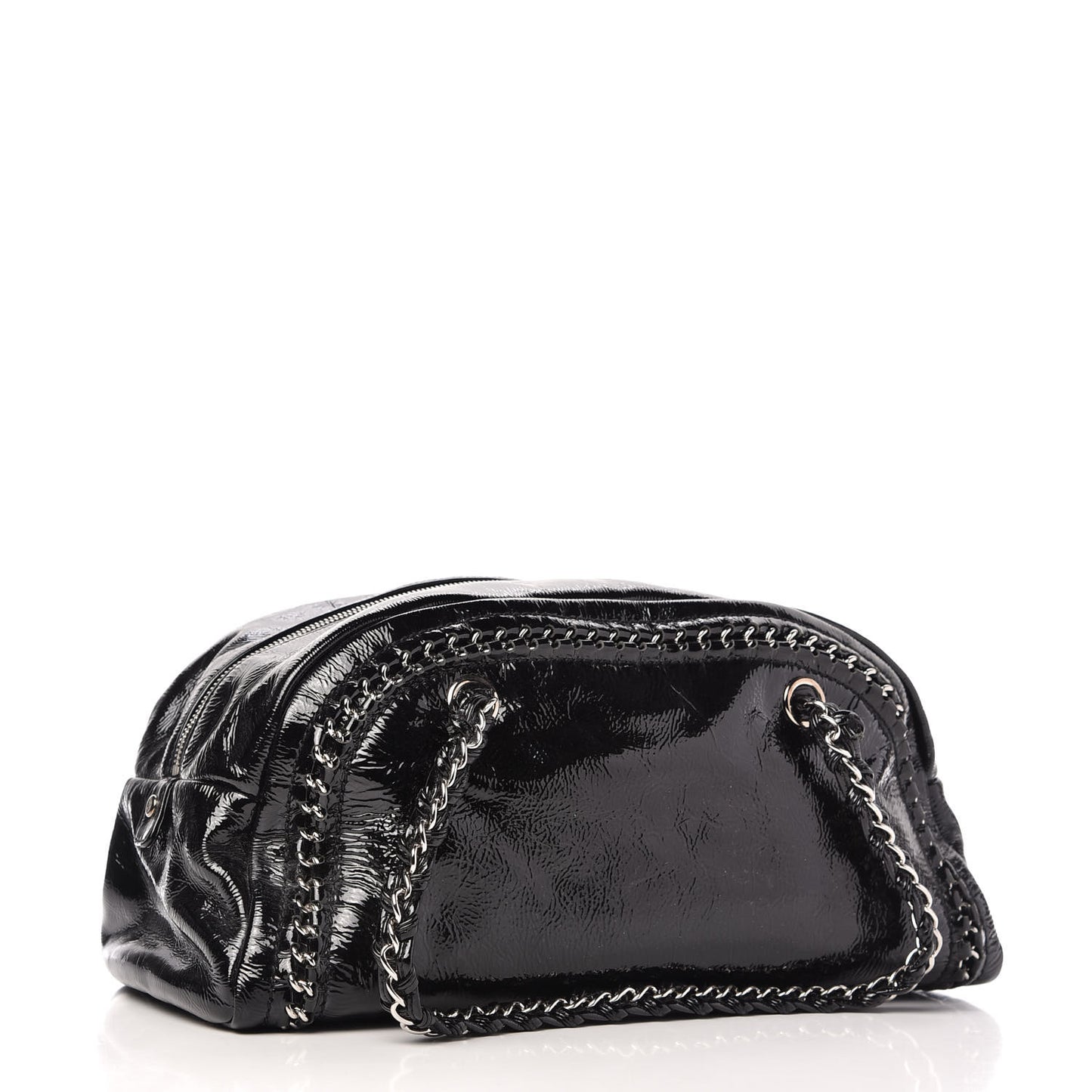 Patent Medium Luxe Ligne Bowler Black