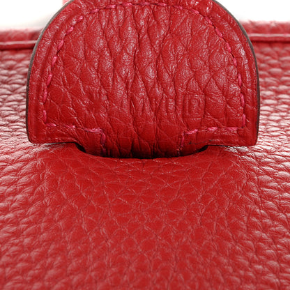 Hermes Taurillon Clemence Evelyne III GM Rouge Casaque 3 of 15