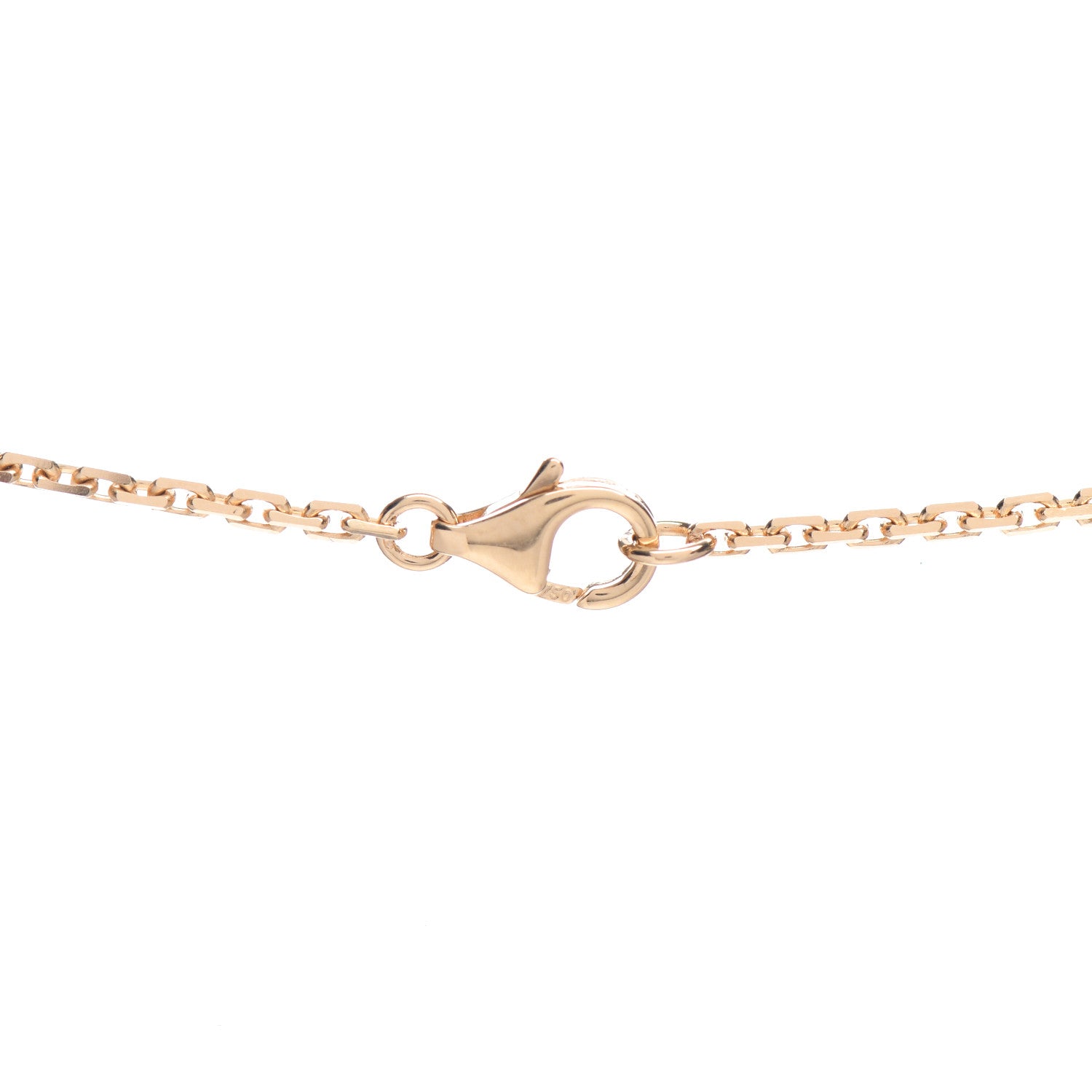 Cartier 18K Yellow Gold Diamond Interlocking LOVE Necklace 4 of 6