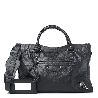 Balenciaga Agneau Classic Silver Hardware City Gris Fossile Anthracite 1 of 12