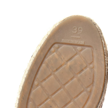 Chanel Tweed Patent CC Espadrilles 39 Pink Black 9 of 12