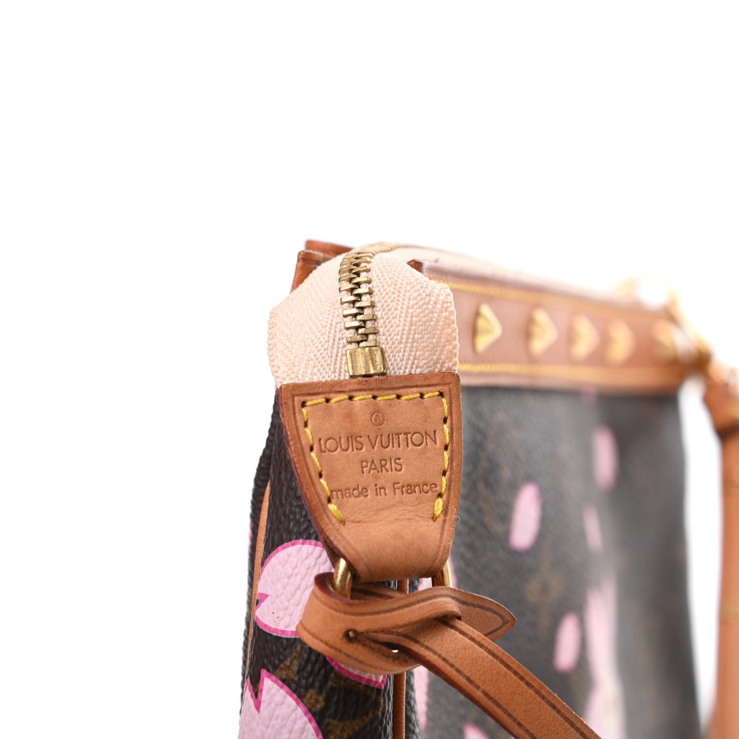 Monogram Cherry Blossom Pochette Accessories Brown