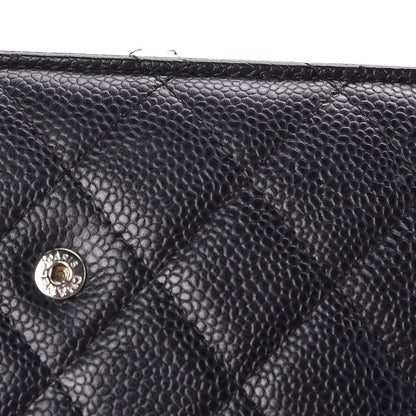Chanel Caviar Quilted Wallet On Chain WOC Black 8 of 8