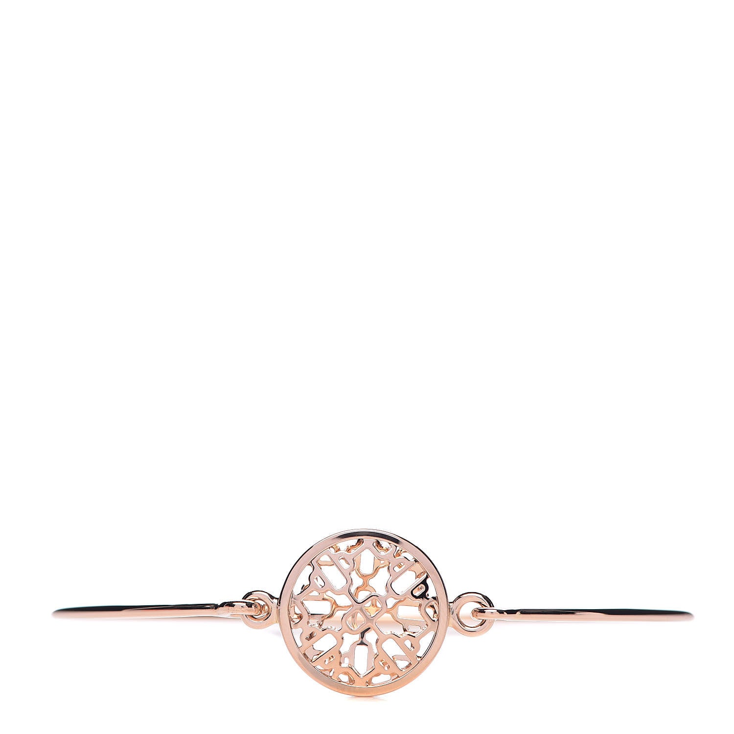 Hermes 18K Rose Gold Chaine D'Ancre Passerelle Bracelet 1 of 5