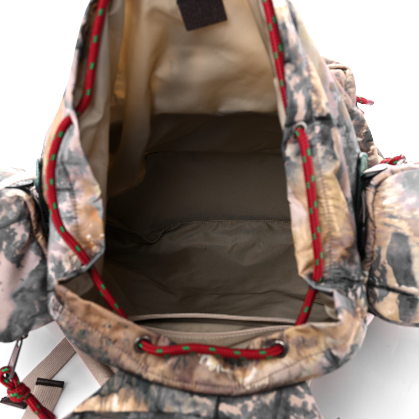 X THE NORTH FACE Econyl Nylon Landscape Print Shell Backpack Multicolor