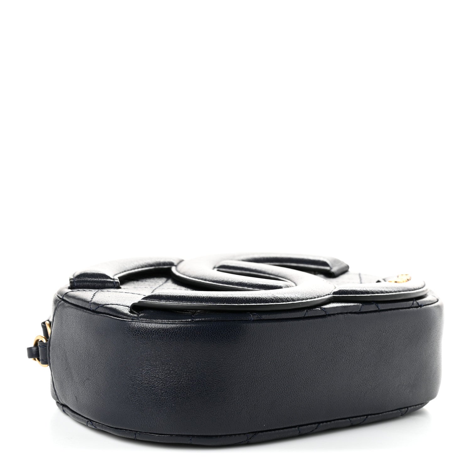 Chanel Lambskin Quilted Coco Midnight Camera Case Navy 4 of 10