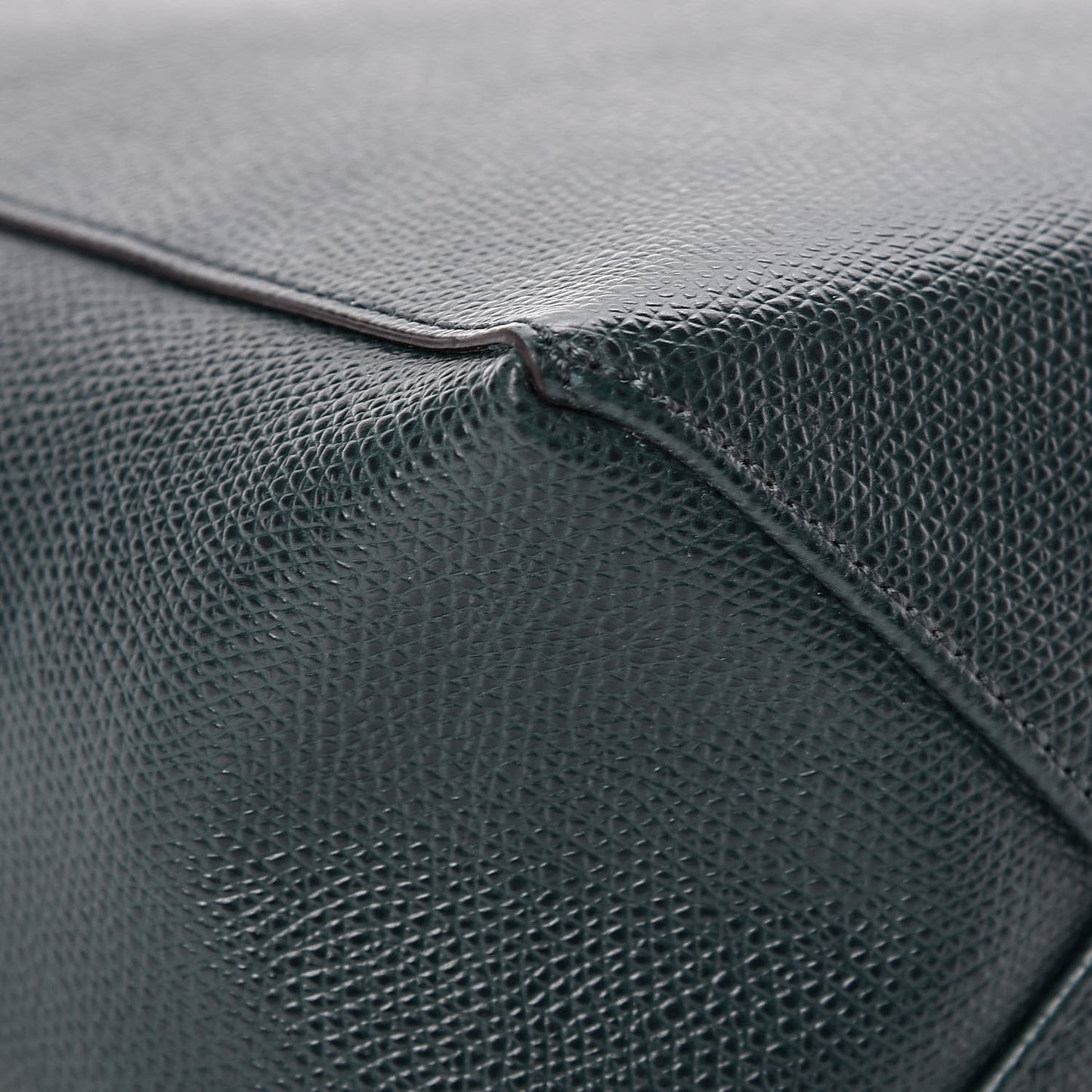 Grained Calfskin Small Vertical Cabas Amazone